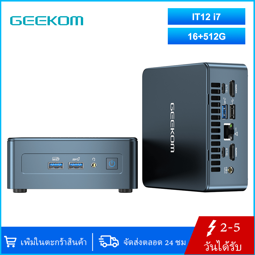 Geekom mini it12 mini pc intel i7 1260p product image