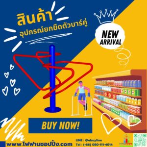 อุปกรณ์ยกยืดตัวบาร์คู่