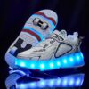 รองเท้าสเก็ตโรลเลอร์ไฟ led