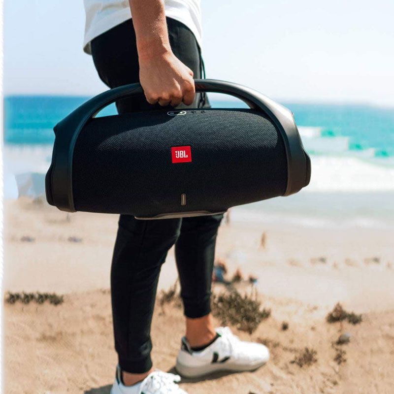 Boombox portable audio device wireless bluetooth speaker