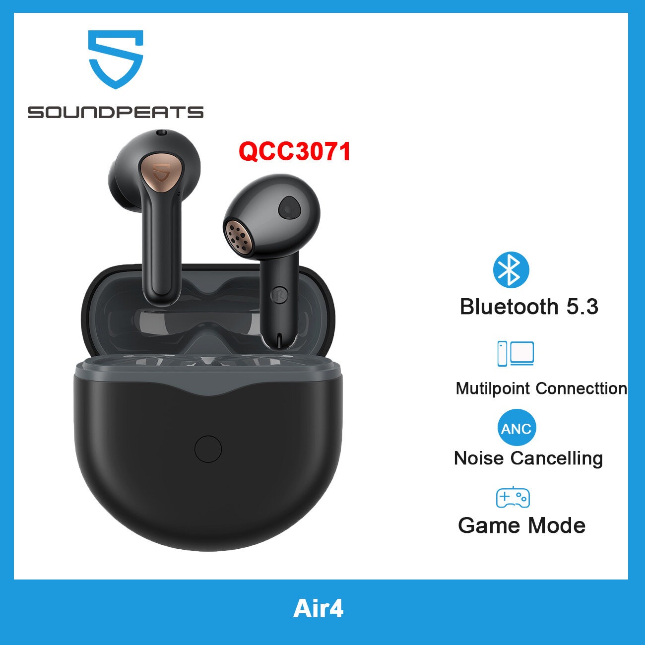 Soundpeats air4 v5 3 qcc3071 aptx lossless